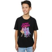 T-shirt enfant Dc Comics Super Powers Neon Tropics