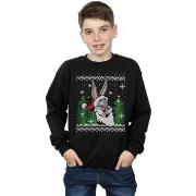 Sweat-shirt enfant Dessins Animés Bugs Bunny Christmas Fair Isle