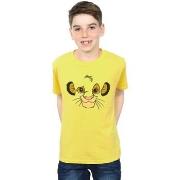 T-shirt enfant Disney The Lion King Simba Face