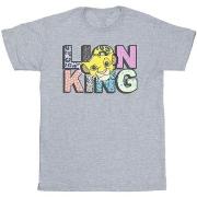 T-shirt enfant Disney The Lion King Pattern Logo