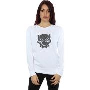 Sweat-shirt Marvel Black Panther Black On Black