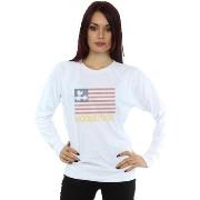 Sweat-shirt Woodstock Distressed Flag