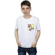 T-shirt enfant Dessins Animés Lola Bunny Face Faux Pocket