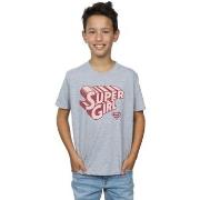 T-shirt enfant Dc Comics Supergirl Retro Logo