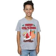 T-shirt enfant Dessins Animés Santa Bugs Bunny