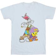 T-shirt enfant Dessins Animés Bugs And Tweety Hip Hop