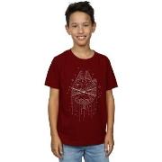 T-shirt enfant Disney Millennium Falcon Christmas Tree Delivery