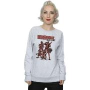 Sweat-shirt Marvel Deadpool Family Group