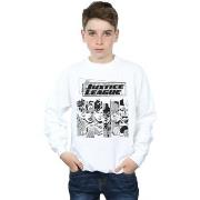 Sweat-shirt enfant Dc Comics Justice League Stripes