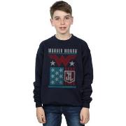 Sweat-shirt enfant Dc Comics Justice League Movie Wonder Woman Flag