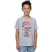 T-shirt enfant Disney The Last Jedi Power Of The Dark Side