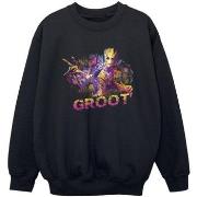 Sweat-shirt enfant Marvel Guardians Of The Galaxy Abstract Groot