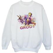 Sweat-shirt enfant Marvel Guardians Of The Galaxy Abstract Groot
