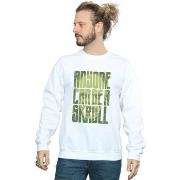 Sweat-shirt Marvel Captain Anyone Can Be A Skrull