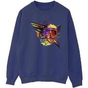 Sweat-shirt Marvel Guardians Of The Galaxy Abstract Shield Chest