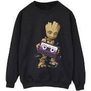 Sweat-shirt Marvel Guardians Of The Galaxy Groot Cosmic Tape