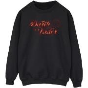 Sweat-shirt Disney Obi-Wan Kenobi Darth Vader Ribbon Font