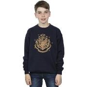 Sweat-shirt enfant Harry Potter Gold Hogwart Crest