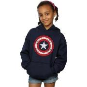 Sweat-shirt enfant Marvel Avengers Captain America Scratched Shield