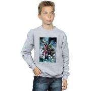 Sweat-shirt enfant Marvel Avengers Assemble Team Montage