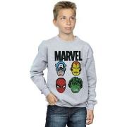 Sweat-shirt enfant Marvel Comics Main Heads