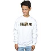 Sweat-shirt enfant Dc Comics Shazam Text Logo