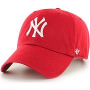 Casquette '47 Brand 47 CAP MLB NEW YORK YANKEES CLEAN UP RED