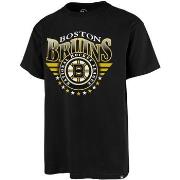 T-shirt '47 Brand 47 TEE NHL BOSTON BRUINS ECHO JET BLACK