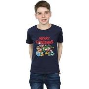 T-shirt enfant Disney Mickey And Friends Winter Wishes