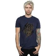 T-shirt Marvel Black Panther Gold Head