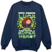 Sweat-shirt enfant Marvel St Patrick's Day Black Widow Luck