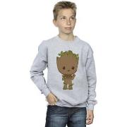 Sweat-shirt enfant Marvel I Am Groot Chibi Wave Pose