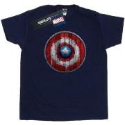 T-shirt enfant Marvel Captain America Wooden Shield