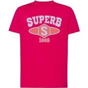 T-shirt Superb 1982 SPRBCA-2201-PINK