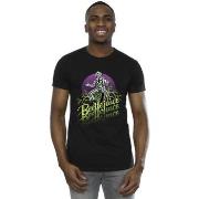 T-shirt Beetlejuice Purple Circle