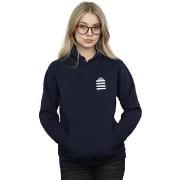 Sweat-shirt Dessins Animés Taz Stripes Faux Pocket