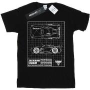 T-shirt Disney Cars Jackson Storm Blueprint