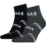 Chaussettes de sports Puma UNISEX BWT QUARTER 2P