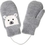 Gants enfant Isotoner Moufles Enfant 2/3 ans motif ours Gris