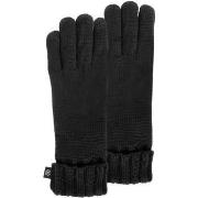 Gants Isotoner Gants Homme Maille Recyclée Noir