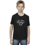 T-shirt enfant Dc Comics Superman Logo Sketch