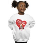 Sweat-shirt enfant Dessins Animés Bugs Bunny And Lola Valentine's Day ...