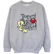 Sweat-shirt enfant Dessins Animés Tweety Love Heart