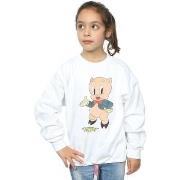 Sweat-shirt enfant Dessins Animés Porky Pig Distressed