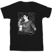T-shirt enfant Elvis Triple Logo Portrait
