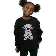 Sweat-shirt enfant Dessins Animés Bugs And Daffy Happy Bunny Day