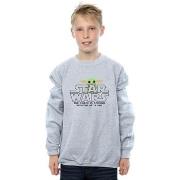 Sweat-shirt enfant Disney The Mandalorian The Child Strong