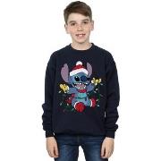 Sweat-shirt enfant Disney Lilo And Stitch Christmas Lights