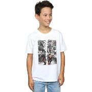 T-shirt enfant Marvel Falcon And Captain America Split