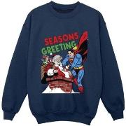 Sweat-shirt enfant Dc Comics Superman Santa Comic